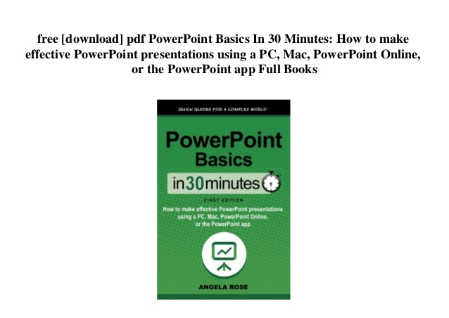 Powerpoint Basics For Mac